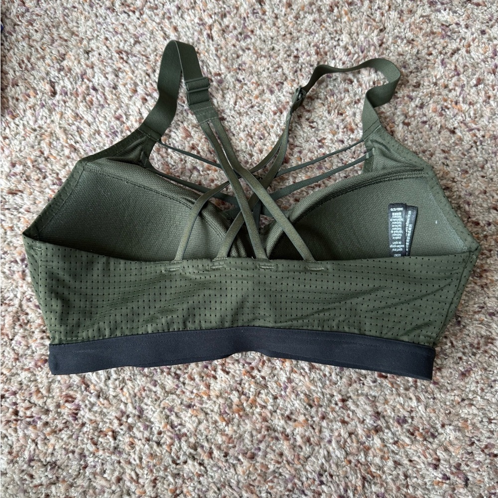 Victoria's Secret Dark Green Strappy Sports Bra - Picture 2 of 2